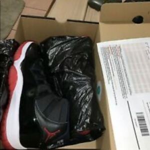 Jordan bred 11”s size 10,12